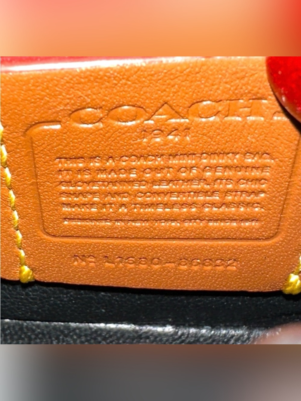 Coach Mini Pink Crossbody with Silver Chain - Picture 8 of 12